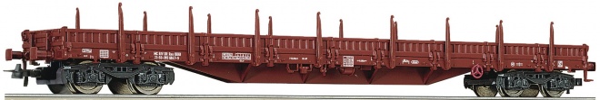 4 axle Flat car<br /><a href='images/pictures/Roco/227423.jpg' target='_blank'>Full size image</a>